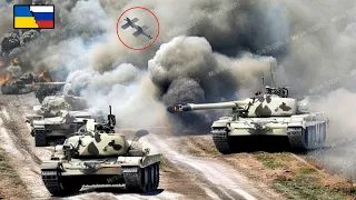 Two Minutes Ago, 7 Of Russia's Most Powerful T-90SM Tanks Were Destroyed By Ukraine's LANCET