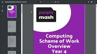 Making the Purple Mash Computing SoW work for your school | Webinar  Purple Mash | 2Simple