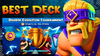 20-0 with the Best Deck for the Double Evolution Tournament - Clash Royale