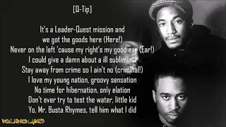 A Tribe Called Quest - Scenario ft. Busta Rhymes, Charlie Brown & Dinco D (Lyrics)