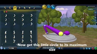 Spore-how to make invisible limbs