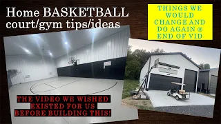 Gym Basketball Court/barn Build 2023.  Step by step process of our basketball court buidling/gym