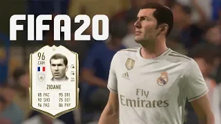 96 PRIME ICON ZIDANE IS A BEAST! FIFA 20 FUT Draft Gameplay