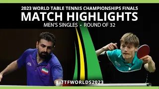 Anders Lind vs Noshad Alamiyan | MS R32 | 2023 ITTF World Table Tennis Championships Finals