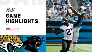 Jaguars vs. Panthers Week 5 Highlights | NFL 2019