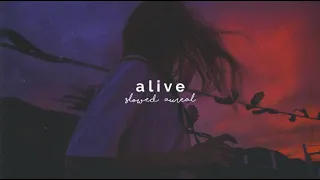 sia - alive (slowed + reverb)