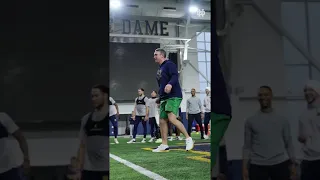 They Dunked on Their New Coach (Literally!) #GoIrish #shorts