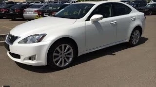 Pre Owned White 2010 Lexus IS 250 AWD - Leather with Moonroof Package Review - Fort McMurray, AB