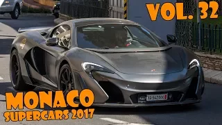 SUPERCARS IN MONACO 2017 - VOL. 32 (LaFerrari, Carrera GT, 918 Spyder, F12 N-Largo etc ... ) HQ