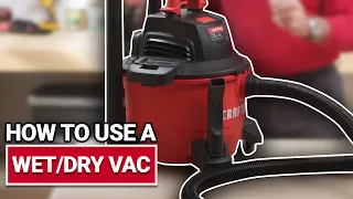 How To Use A Wet/Dry Vac - Ace Hardware