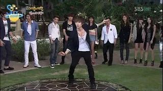 Super Junior Eunhyuk dance explosion in King of Idols HD eng sub