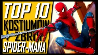 TOP 10 NAJLEPSZYCH Kostiumów Spider-Mana + Ewolucja Stroju [Radioaktywny TOP & Tomek Dymek]