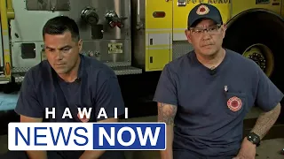 2 Maui firefighters share story of narrowly escaping death as flames closed in on them