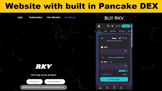 Create Token Website With Built In DEX Exchange ( PancakeSwap )