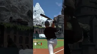 Rafael Devers destroys a pitch at max elevation stadium #mlbtheshow #baseball #mlb #shorts