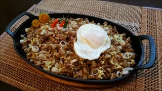 SISIG "PORK SISIG" IN SIZZLING PLATE - AUTHENTIC FILIPINO FOOD