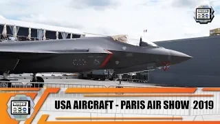 Paris Air Show 2019 US Air Force static display fighter combat attack helicopter aircraft bomber