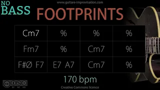 Footprints _ NO BASS (Jazz/Waltz feel) 170 bpm : Backing Track