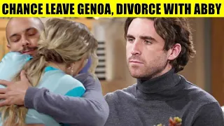 CBS Young And The Restless Spoilers Chance leaves Genoa, right decision to divorce Abby