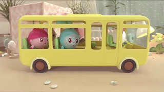 Wheels on the bus - Song for kids - Malyshariki