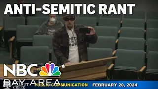 Man goes on antisemitic rant during Walnut Creek City Council meeting