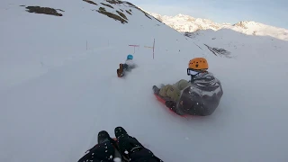 Course de luge extreme Palafou Tignes