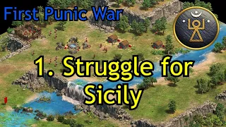 1. Struggle for Sicily | The First Punic War | AoE2: DE Return of Rome