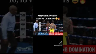 Floyd Mayweather Hitting Dance Moves In Exhibition Fight Against Aaron Chalmers At The O2 😂😂😂