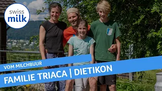 Video-Hofporträt von Familie Triaca-Brandenberger aus Dietikon | Vom Milchbuur | Swissmilk (2018)