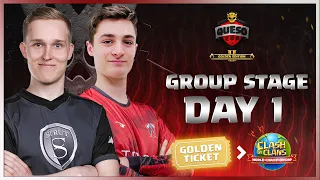 STRUT, SpaceStation & King of Kings | Queso Cup Golden Edition 2 | ClashWorlds | Clash of Clans