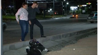 Мотоциклист погиб после удара о бордюрный камень в Хабаровске.MestoproTV
