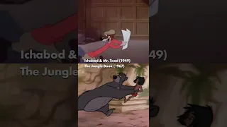 The Adventures of Ichabod and Mr. Toad (1949) & The Jungle Book (1967) | Disney Reused Scenes
