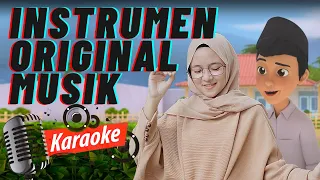 karaoke NISSA SABYAN feat IBRA - LEBARAN