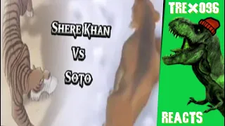 TREX096 Reacts ll Shere Khan Vs Soto ll Dublado By @scarandzirakingdom1832