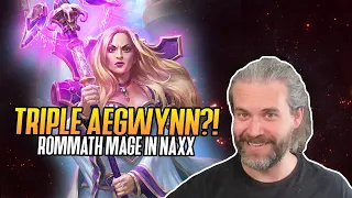 (Hearthstone) TRIPLE Aegwynn!? Rommath Mage in Naxx