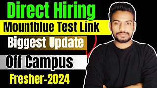 Direct Hiring | Test Update | Biggest OFF Campus Drive 2024,2023, 2022 Batch Hiring | Fresher Jobs