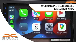 Werking Pioneer Dubbel Din autoradio