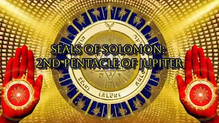 SEALS of SOLOMON: 2nd Pentacle of Jupiter 🌌183.58 Hz Jupiter Frequency 🌌Real Sounds Of Jupiter