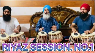 Riyaz Session. No 1 Teached by Kulwinder singh tabla artist