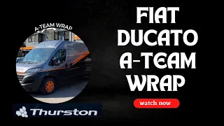 Vinyl Wrap on Ducato - A-Team Van Wrap