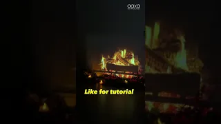 Christmas DIY Fake Fireplace Made Easy | AAXA BP1 Mini Projector with Battery & 12W Speakers