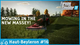 Haut-Beyleron #16 FS22 Timelapse Buying A New Tractor, Mowing Grass & Harvesting Sunflowers