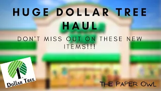 HUGE Dollar Tree Haul | New Items | Brand Name!