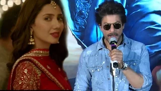 Shahrukh Khan Talking About Mahira Khan Banned In India !!