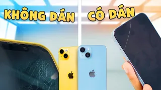 Vinh Xô | 2 chiếc iPhone CÓ dán và KHÔNG dán cường lực sau 3 tháng thì khác nhau thế nào?