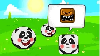 Red Ball 4: Panda ball Gameplay Walkthrough (Level 1 - 15) - 1st Bosses (iOS, Android)