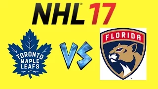 NHL 17 Toronto Maple Leafs VS Florida Panthers (Full Game