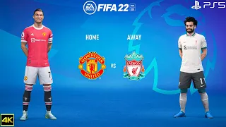 FIFA 22 PS5 | Manchester United Vs Liverpool | Ft. Gapko, Rabiot | Premier League 2022/23 | 4K