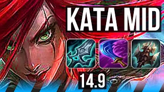 KATARINA vs YASUO (MID) | 10 solo kills, Legendary, 32/5/10, 700+ games, 48k DMG | BR Master | 14.9