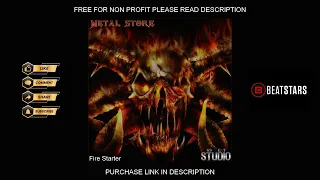 [FREE] Heavy Metal Backing Track 120 Bpm Fire Starter #metalbackingtrack #metalsoundtrack